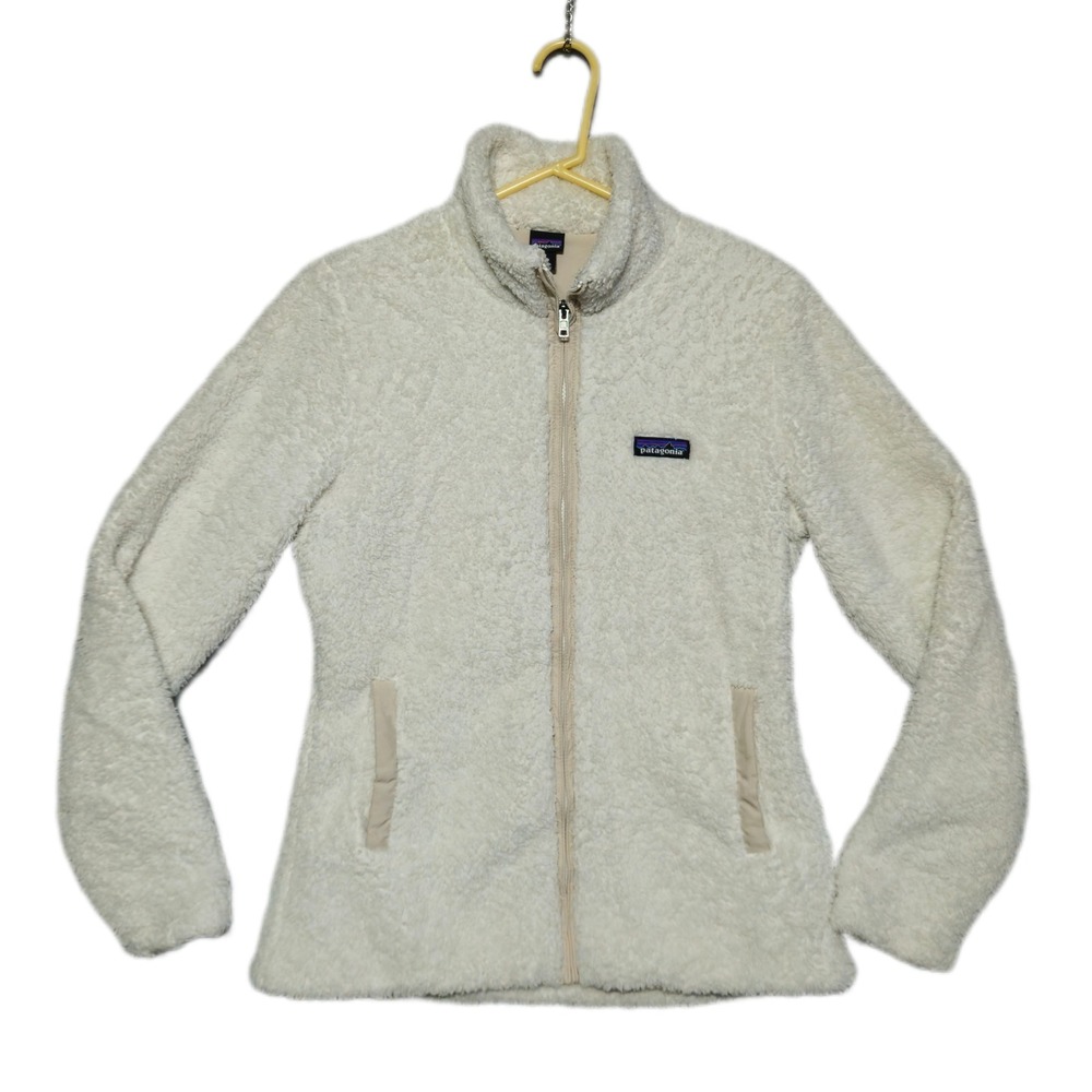 Patagonia Los Gatos Full Zip Fleece Jacket Womens M Birch White 25211 FA19